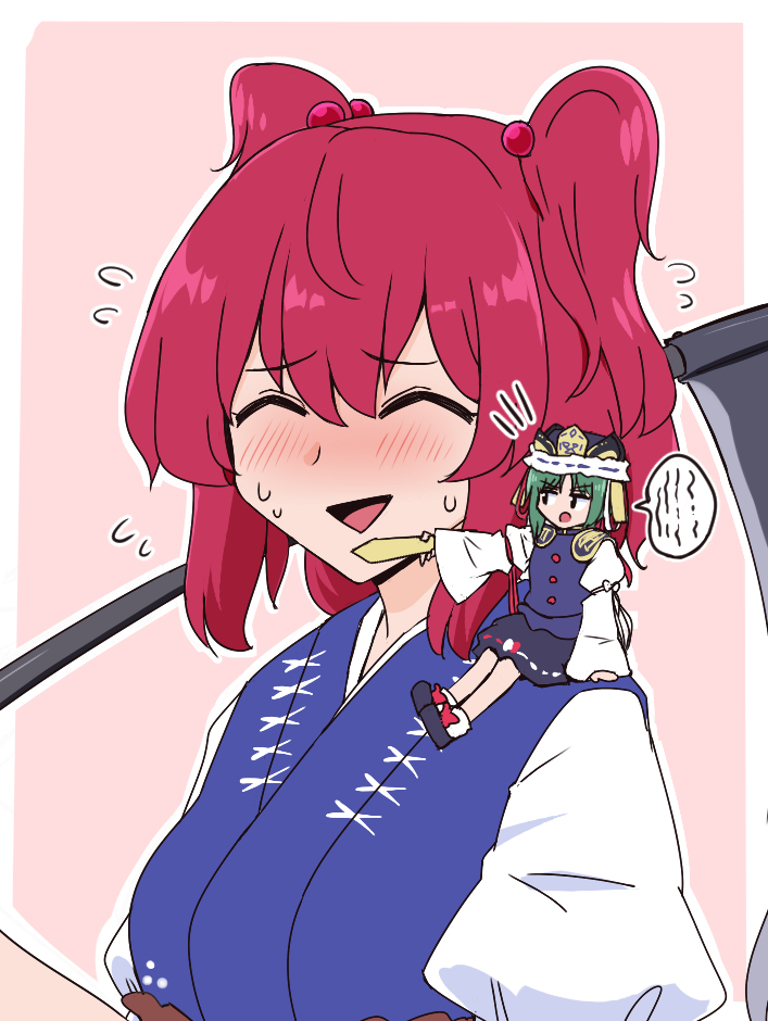 shiki eiki and onozuka komachi (touhou) drawn by shio_(futatsumami)