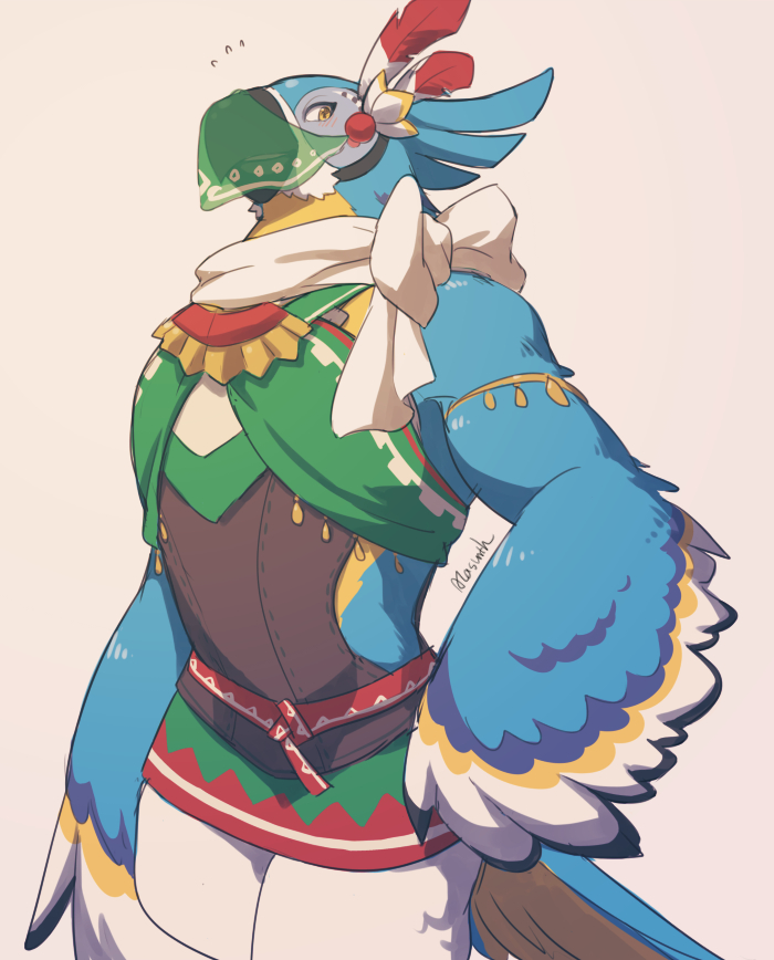 kass (the legend of zelda and 1 more) drawn by meganemido