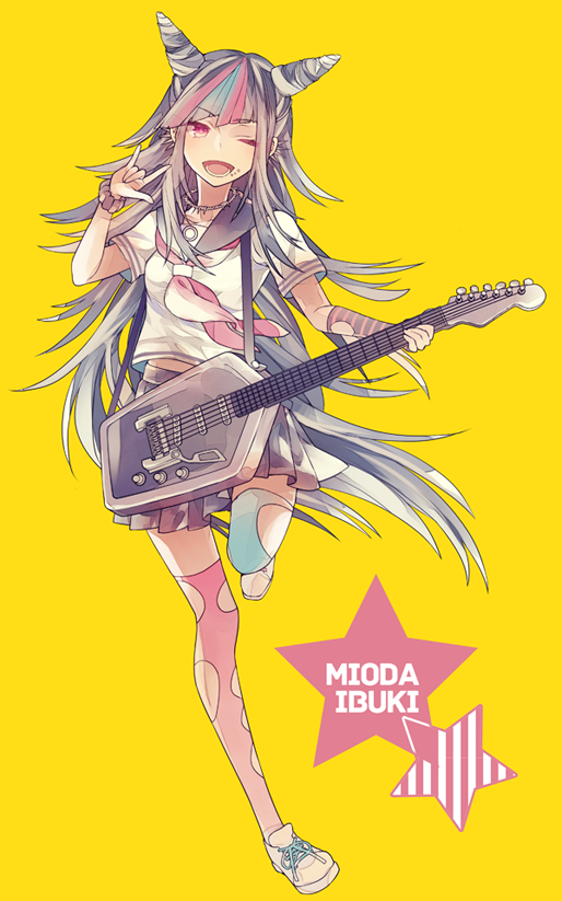 mioda ibuki (danganronpa and 1 more) drawn by macco