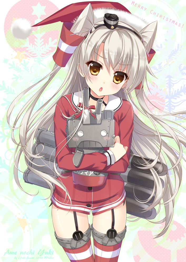 amatsukaze and rensouhou-kun (kantai collection) drawn by ameto_yuki