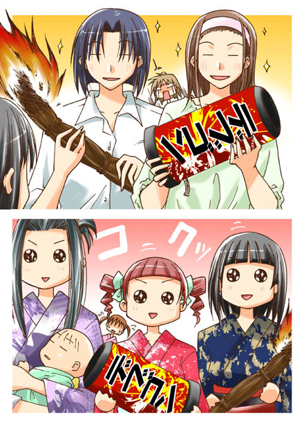 matsudaira touko, nijou noriko, mizuno youko, hosokawa kanako, and torii eriko (maria-sama ga miteru)
