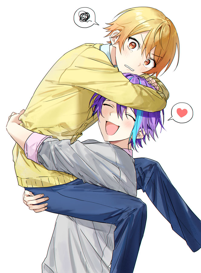 tenma tsukasa and kamishiro rui (project sekai) drawn by hk_(wgyz7222)