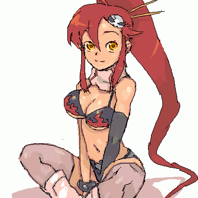 yoko littner (tengen toppa gurren lagann) drawn by kusada