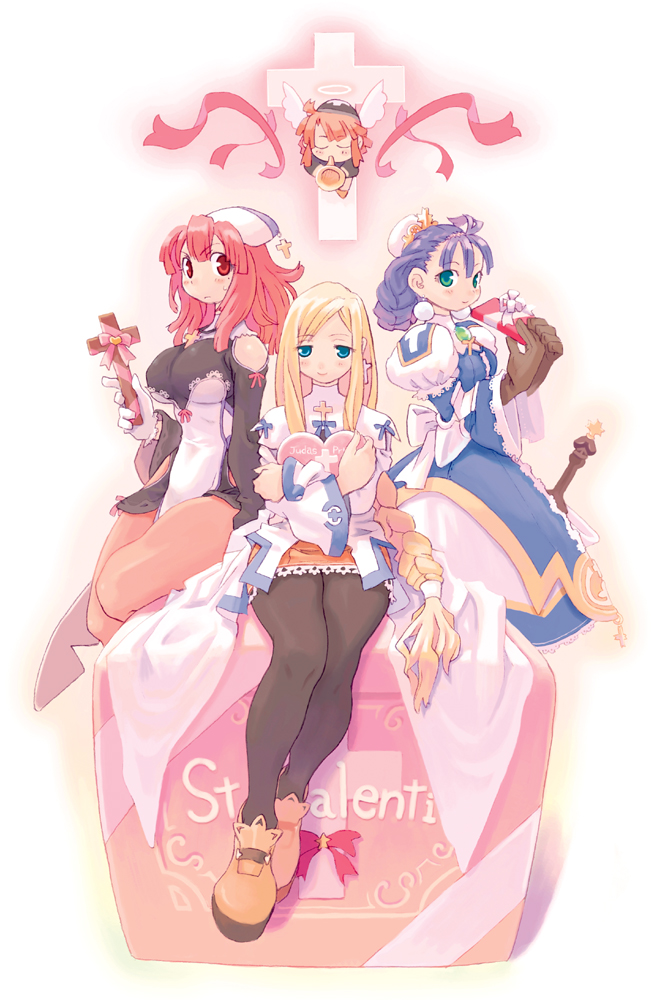 prier, eclair, and alouette (la pucelle) drawn by ryoji_(nomura_ryouji)