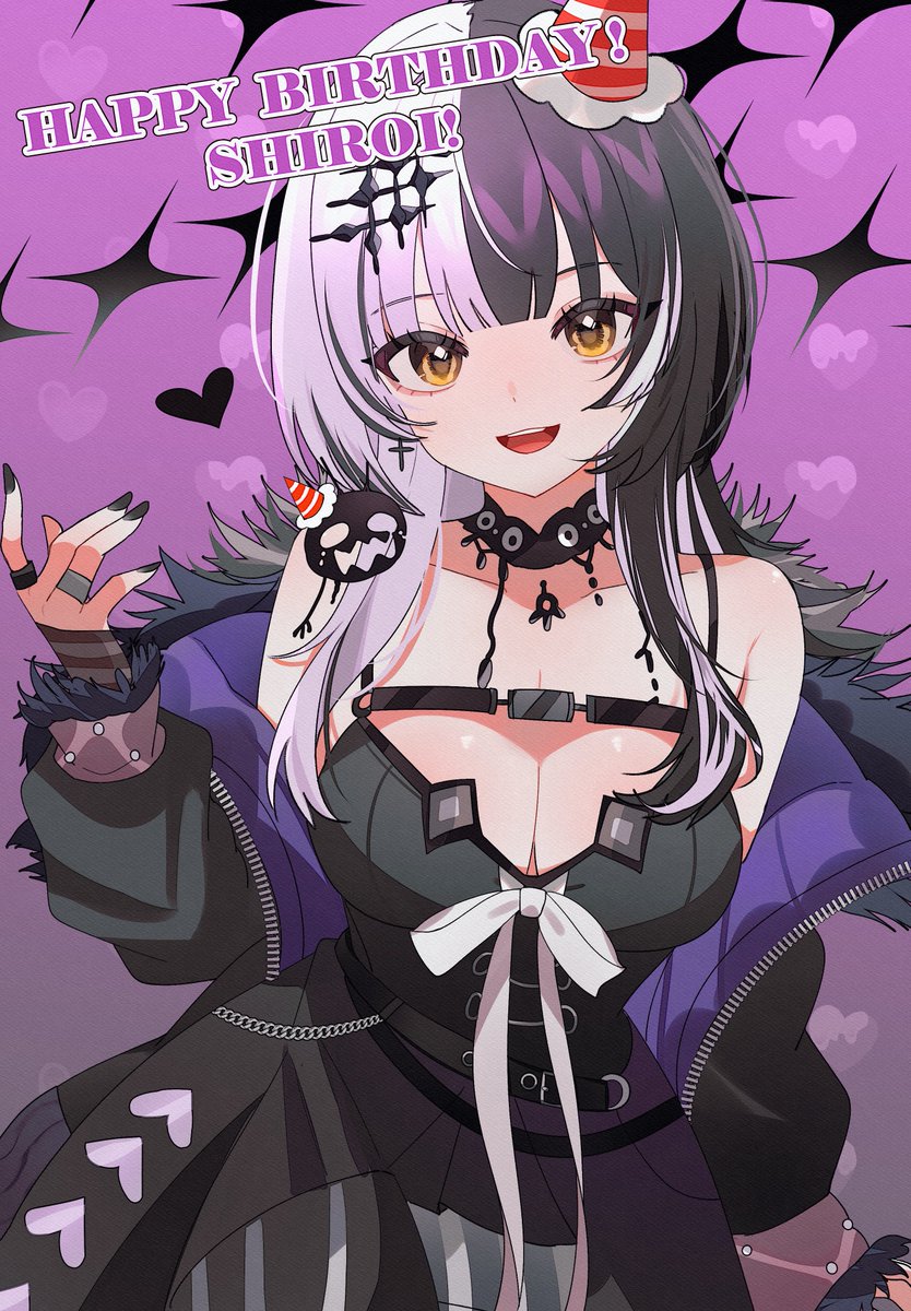 shiori novella and yorick (hololive and 1 more) drawn by hana20000920
