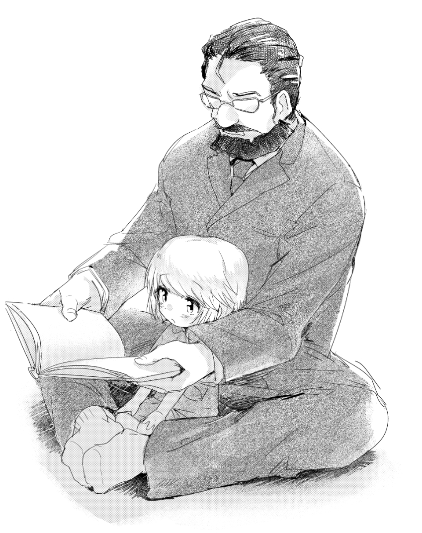minashiro soushi and minashiro kouzou (soukyuu no fafner) drawn by sanata_(sanatter)