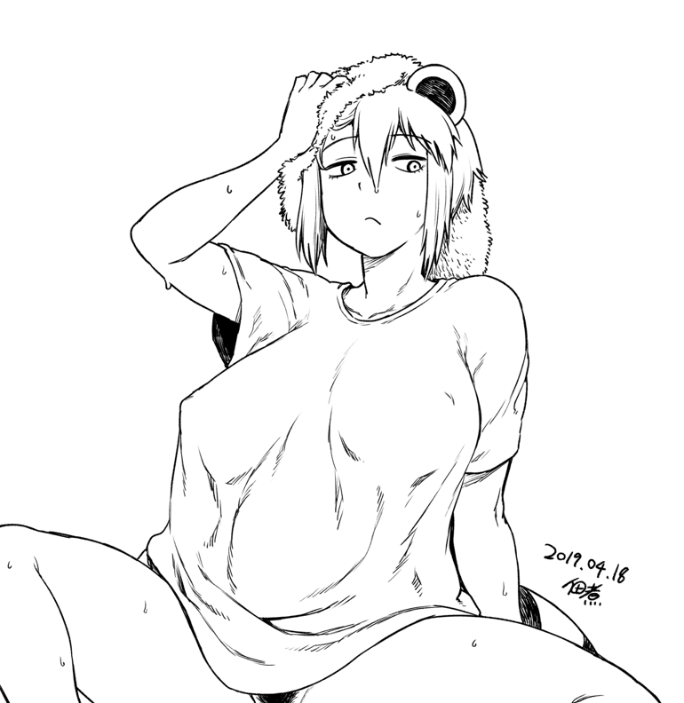 araiguma-san (original) drawn by tsukudani_(coke-buta)