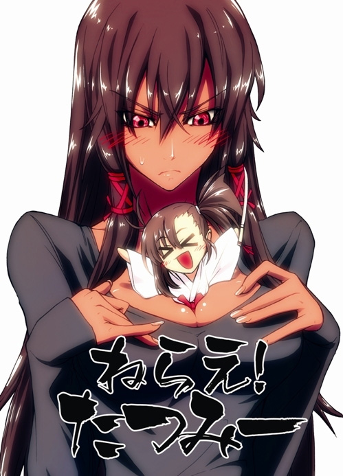 sakurazaki setsuna and tatsumiya mana (mahou sensei negima!) drawn by imizu_(nitro_unknown)