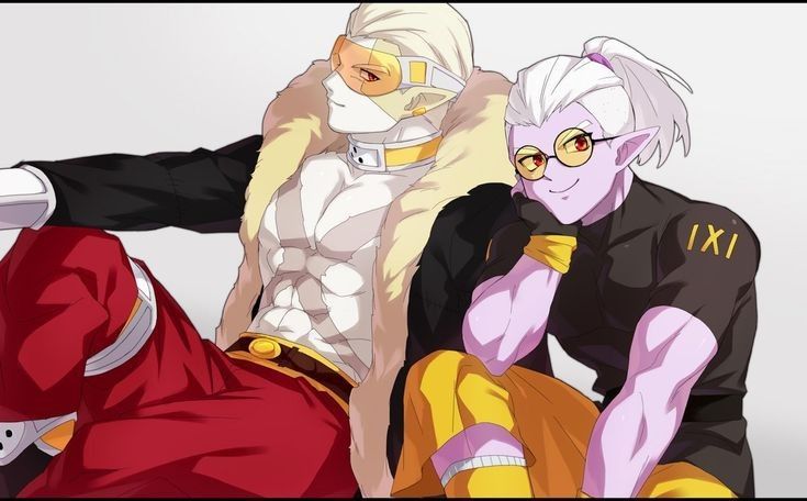fu and hearts (dragon ball and 1 more) drawn by nana_tsuba_(pixiv78353289)