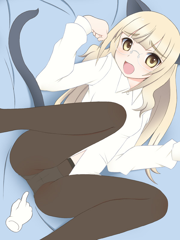 perrine h. clostermann (world witches series and 1 more) drawn by kurappii
