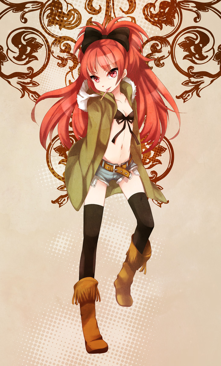 sakura kyoko (mahou shoujo madoka magica) drawn by peechun