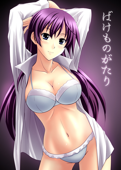 senjougahara hitagi (monogatari and 1 more)