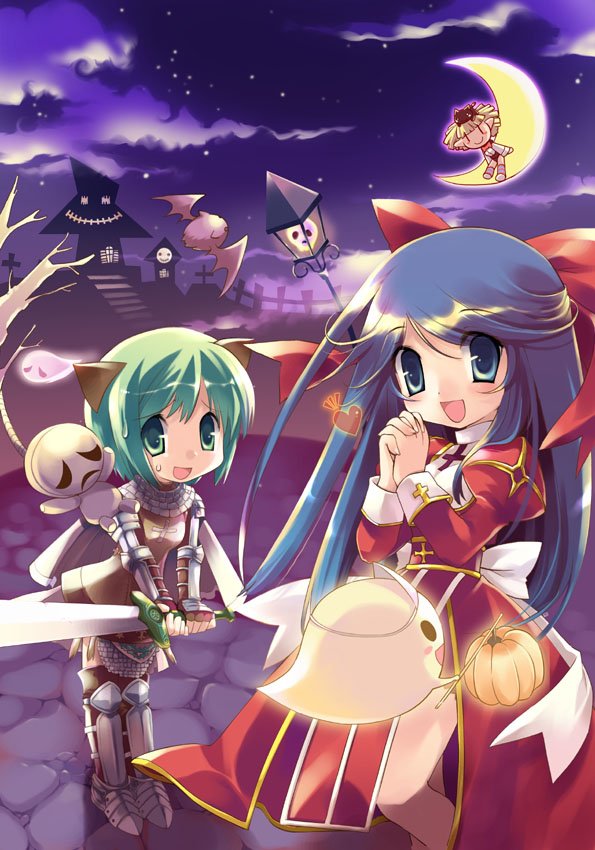 high priest, knight, whisper, loli ruri, lude, and 1 more (ragnarok online) drawn by ikusabe_lu