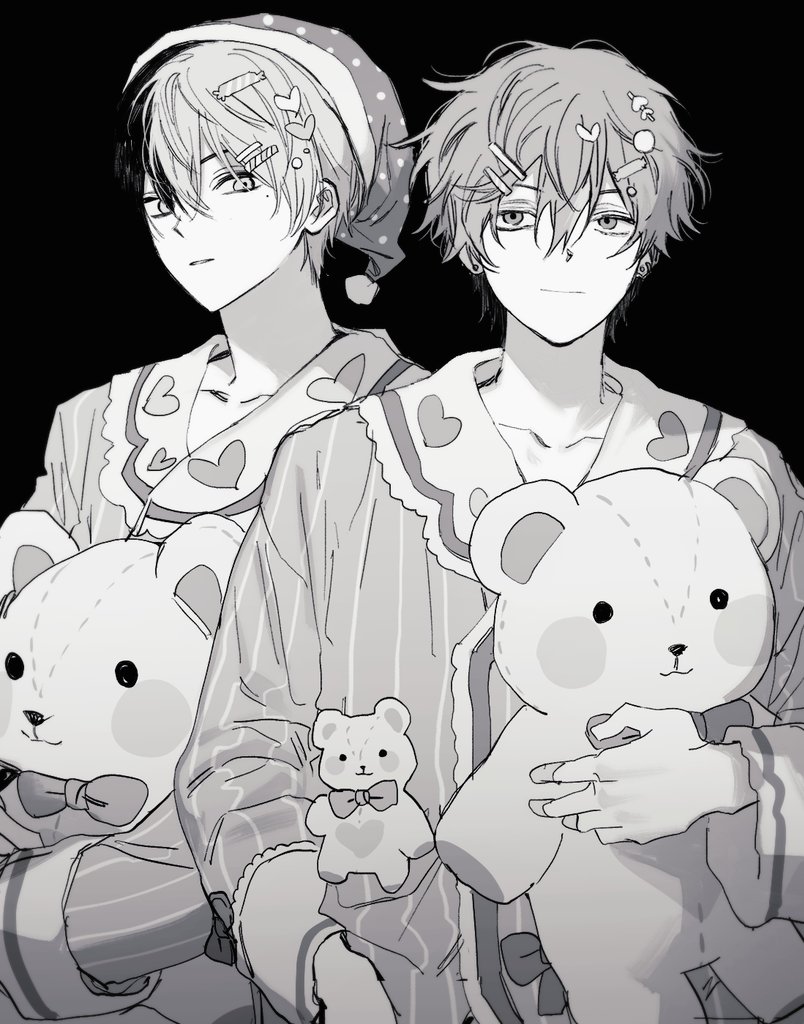 shinonome akito and aoyagi touya (project sekai) drawn by goguma_wagamja