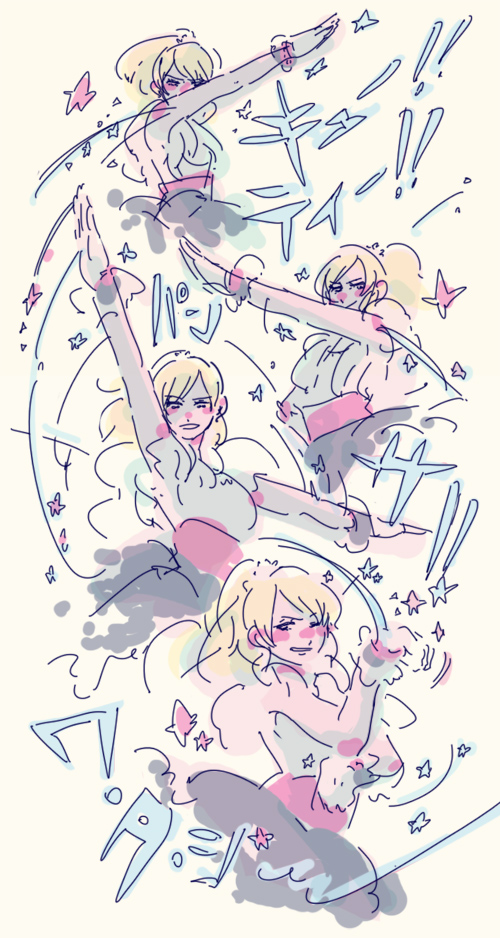 ayase eli (love live! and 1 more) drawn by sagami_(aikodesyo)