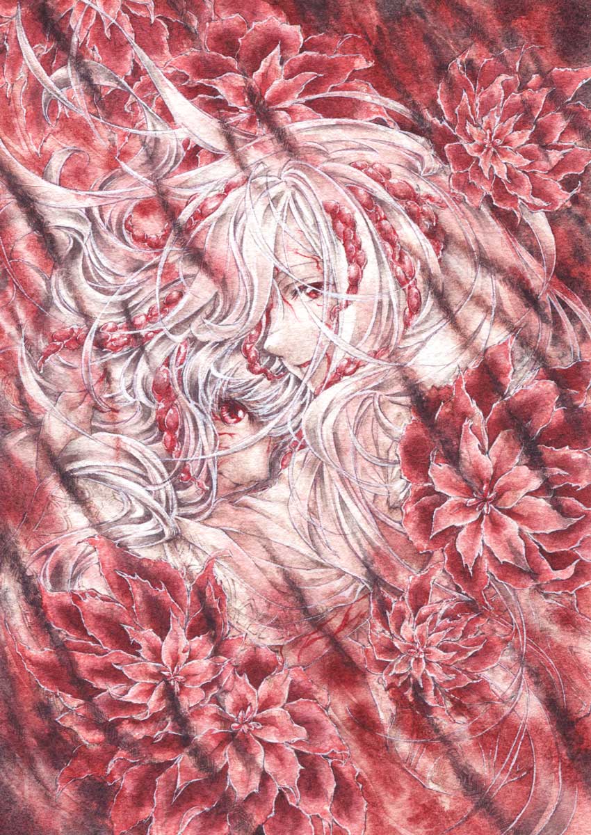 lily and fretia (ender lilies quietus of the knights) drawn by nanai_yuki