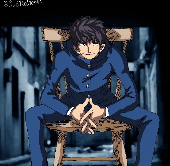nanaya shiki (tsukihime and 1 more) drawn by eletro1toaster