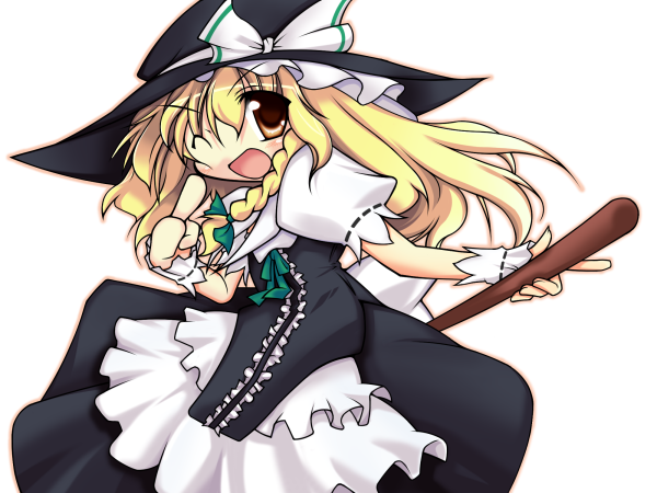 kirisame marisa (touhou and 1 more) drawn by take_tonbo