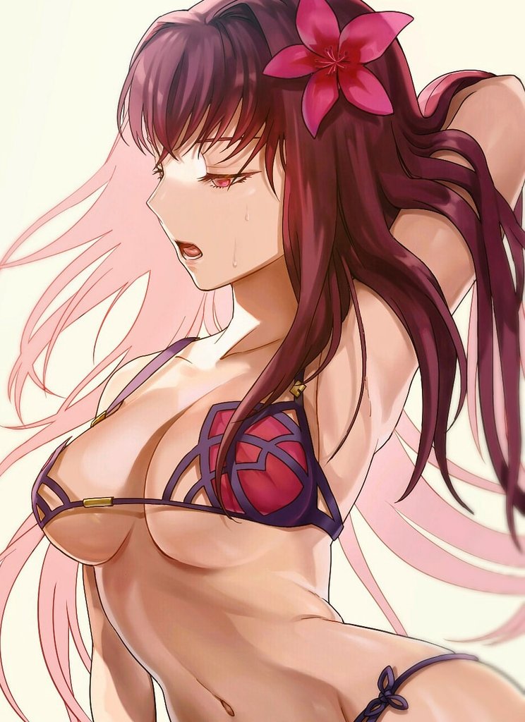 scathach (fate and 1 more) drawn by anko_(tkg0705)