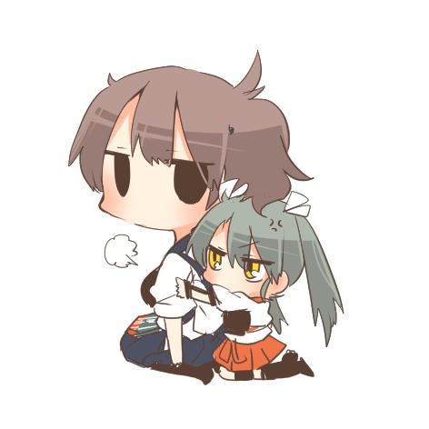 kaga and zuikaku (kantai collection) drawn by rebecca_(keinelove)