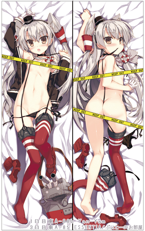 amatsukaze and rensouhou-kun (kantai collection) drawn by fujima_takuya