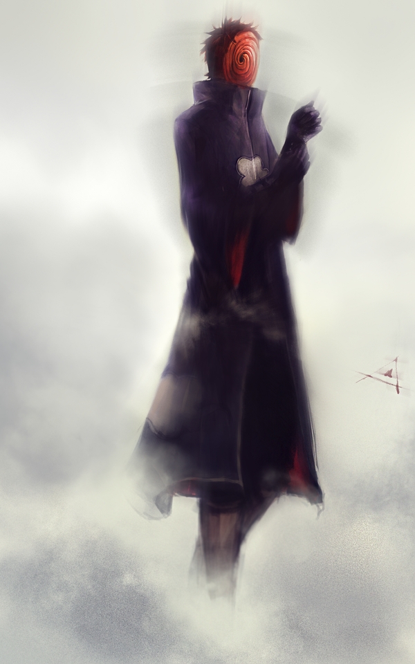 uchiha obito and tobi (naruto and 1 more) drawn by 1llustri
