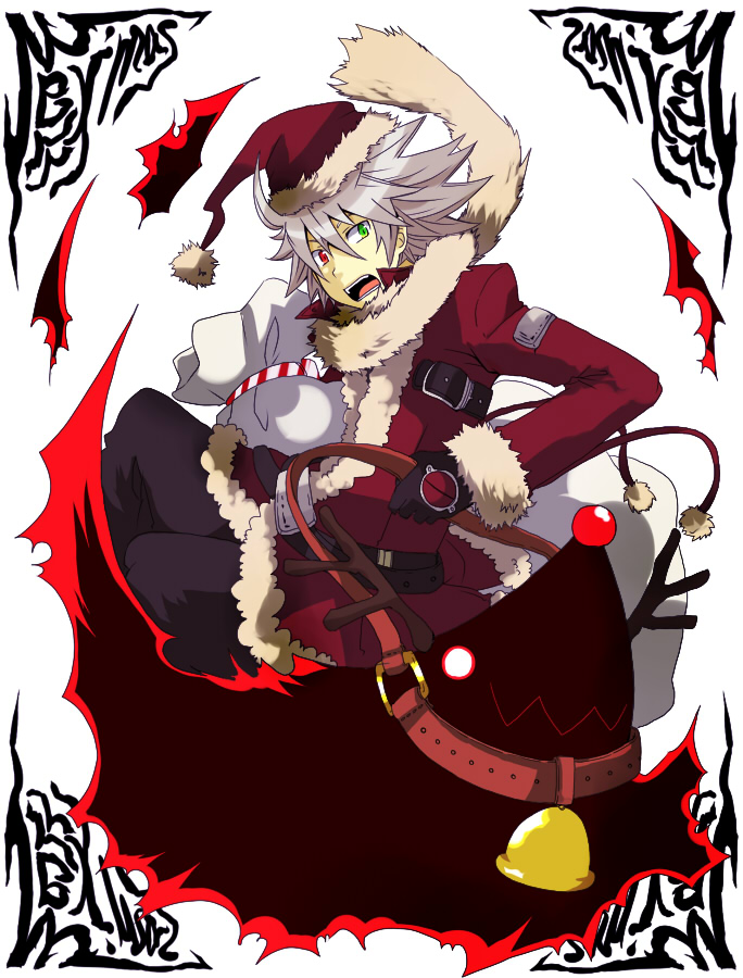 ragna the bloodedge and dead spike (blazblue) drawn by kuro_yuzu