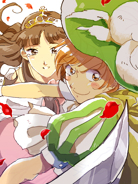 satonaka chie and amagi yukiko (persona and 1 more) drawn by chunko