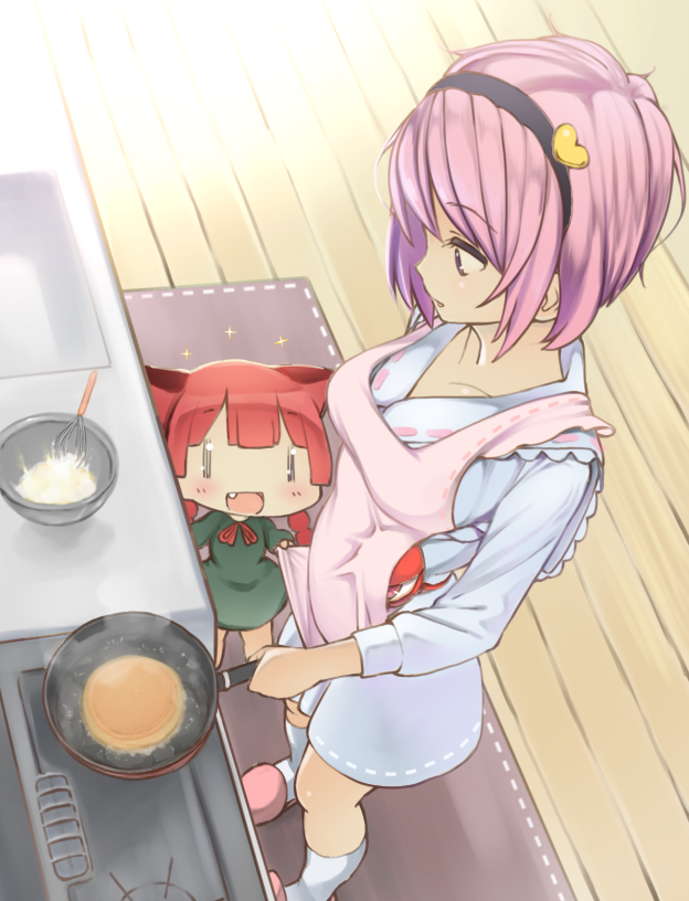 komeiji satori and kaenbyou rin (touhou) drawn by zuttokodomo