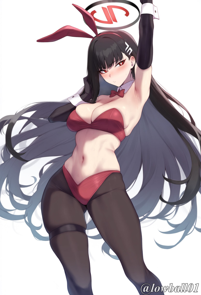 rio (blue archive) drawn by lowball01