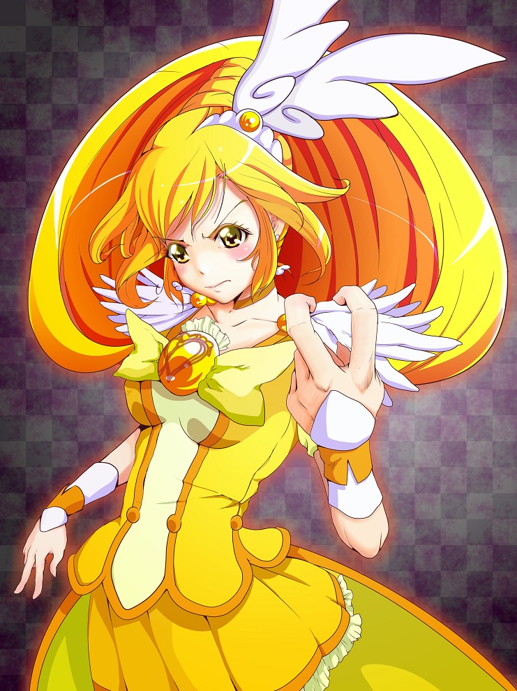 kise yayoi and cure peace (precure and 1 more) drawn by zielgigas