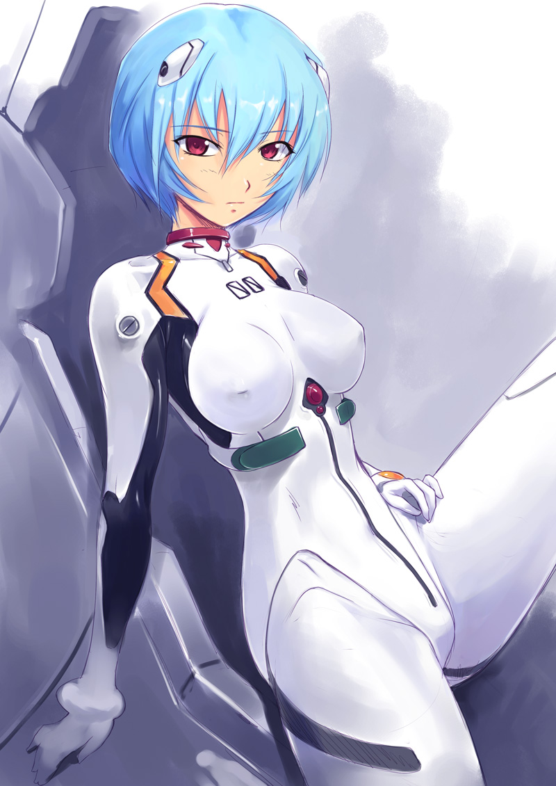 ayanami rei (neon genesis evangelion) drawn by amei_sumeru