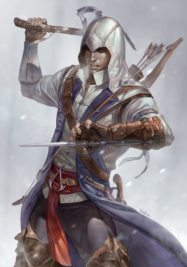 connor kenway (assassin's creed and 1 more) drawn by virus-ac74