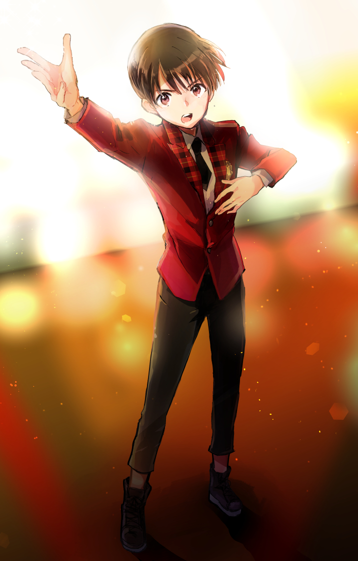 fuyumi jun (idolmaster and 1 more) drawn by teuyu