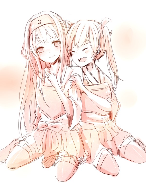 zuikaku and shoukaku (kantai collection) drawn by chita_(ketchup)