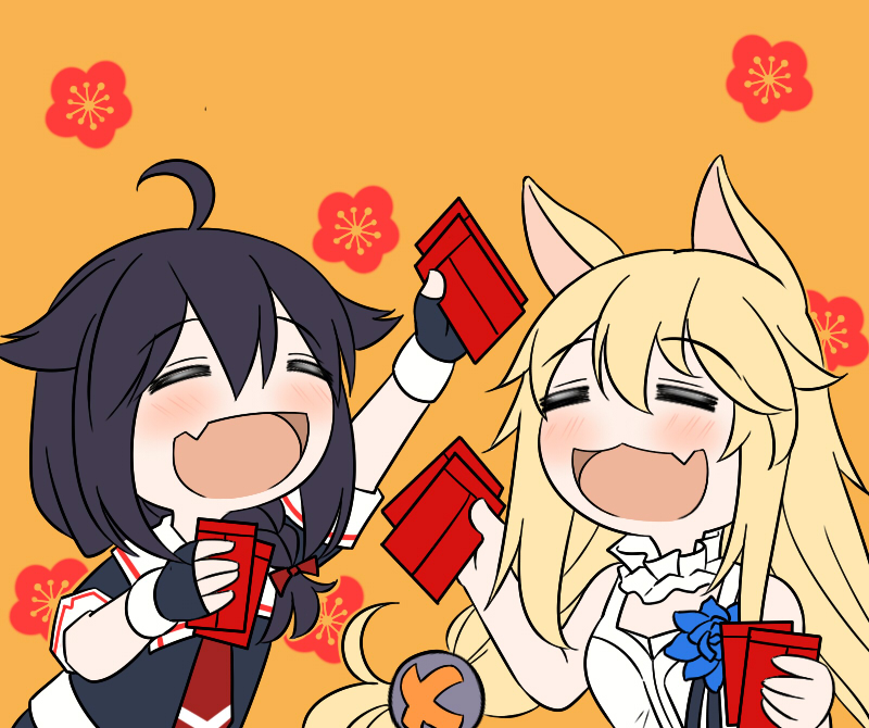 shigure, shigure kai ni, and g41 (kantai collection and 1 more) drawn by guin_guin