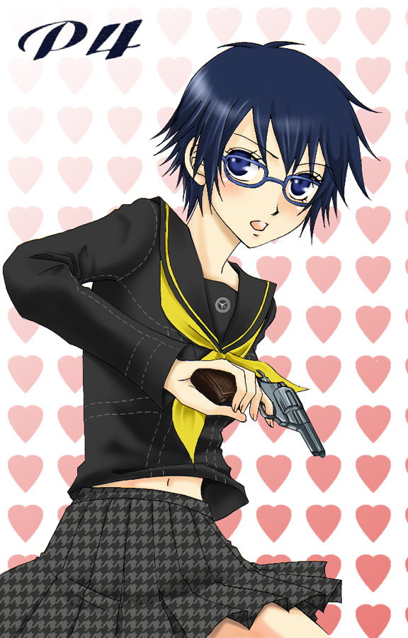 shirogane naoto (persona and 1 more) drawn by take_michi