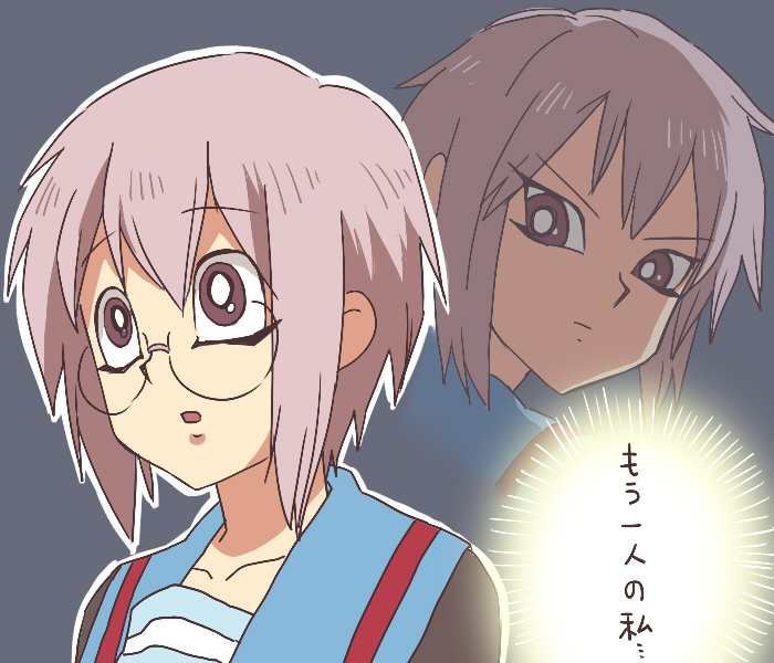 nagato yuki (yu-gi-oh! and 2 more) drawn by a-ka
