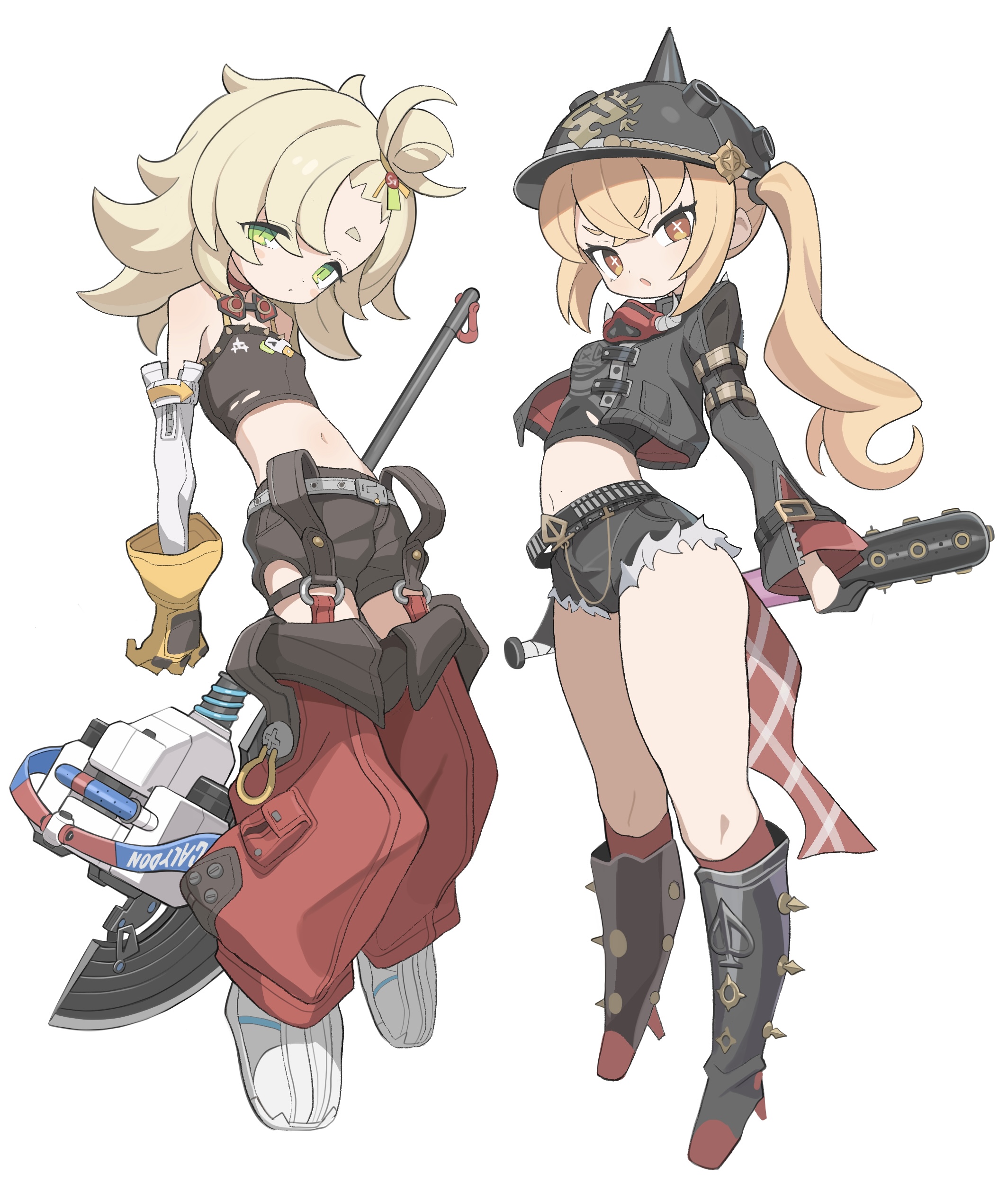 luciana de montefio and piper wheel (zenless zone zero) drawn by ketsu