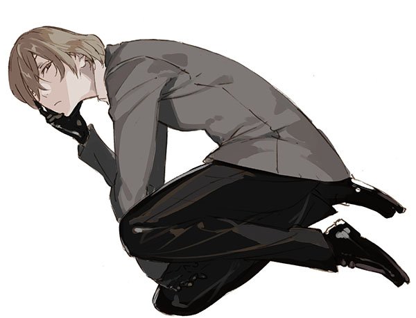 akechi gorou (persona and 1 more) drawn by pako_(pakosun)