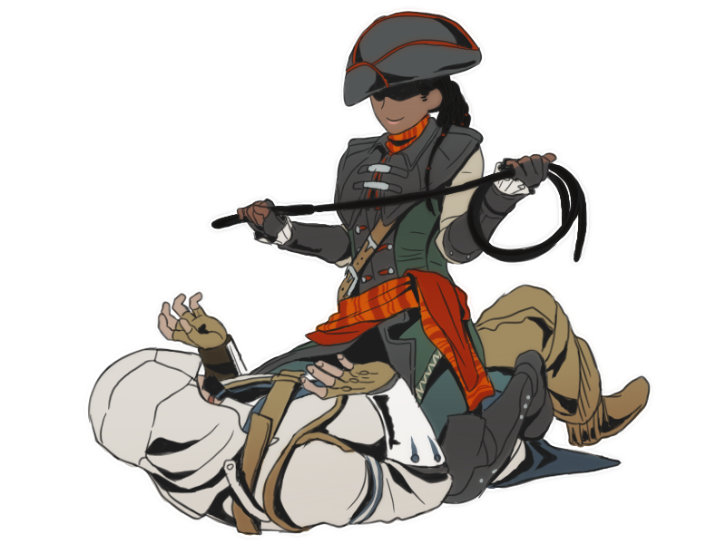connor kenway and aveline de grandpre (assassin's creed and 1 more) drawn by dokyakutu