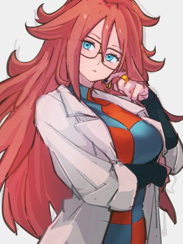 android 21 (dragon ball and 1 more) drawn by kemachiku