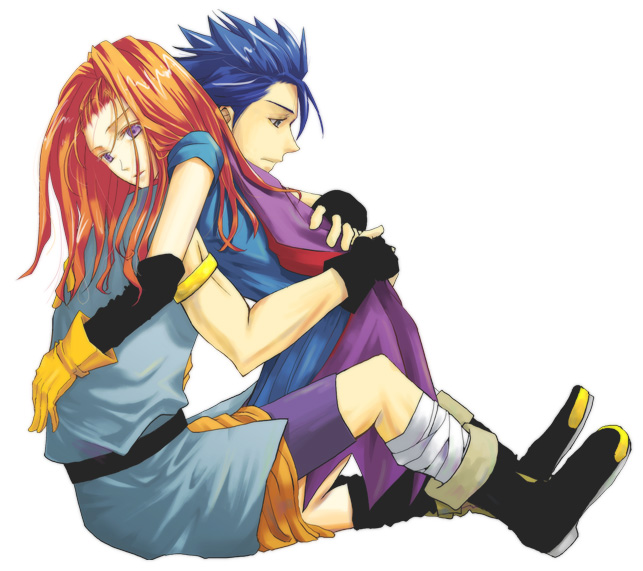 barbara and hero (dragon quest and 1 more) drawn by ueda