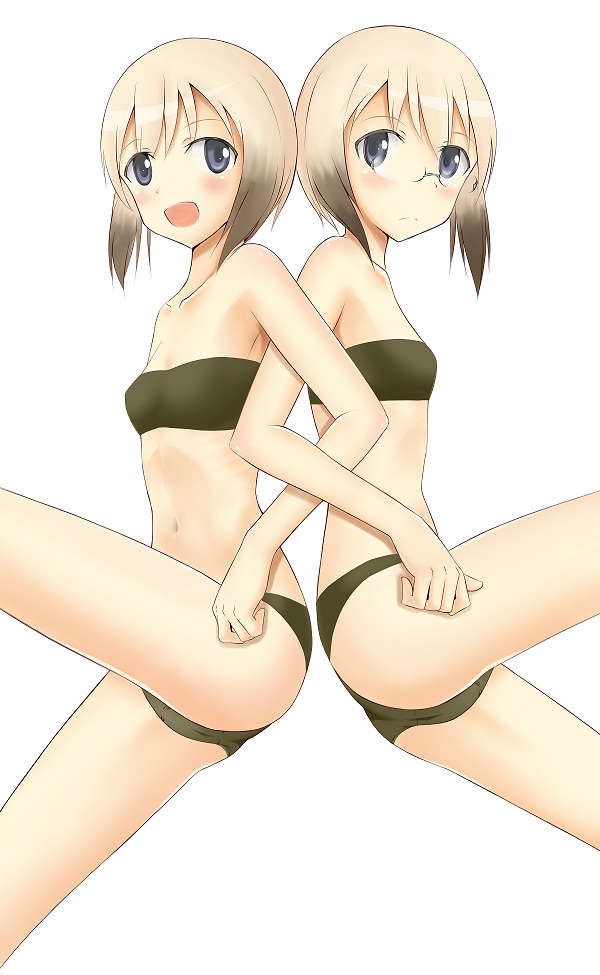 erica hartmann and ursula hartmann (world witches series and 2 more) drawn by rasielcochma