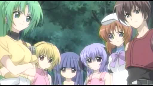 furude rika, ryuuguu rena, houjou satoko, sonozaki mion, hanyuu, and 1 more (higurashi no naku koro ni)