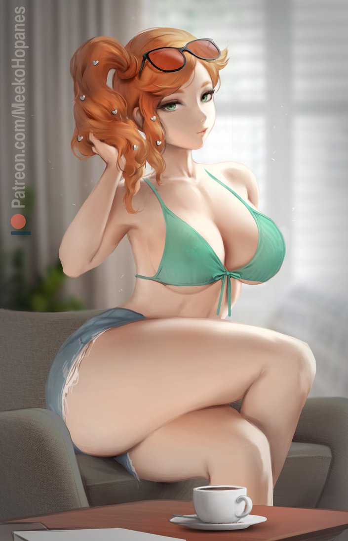 sonia (pokemon and 1 more) drawn by meekohopanes