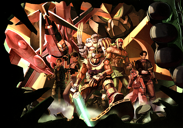 leon s. kennedy, ibuki, claire redfield, alex, steve burnside, and 3 more (street fighter and 5 more)