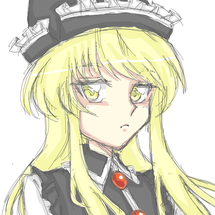 lunasa prismriver (touhou) drawn by yuusha-chan_(gassaku_no_hito)