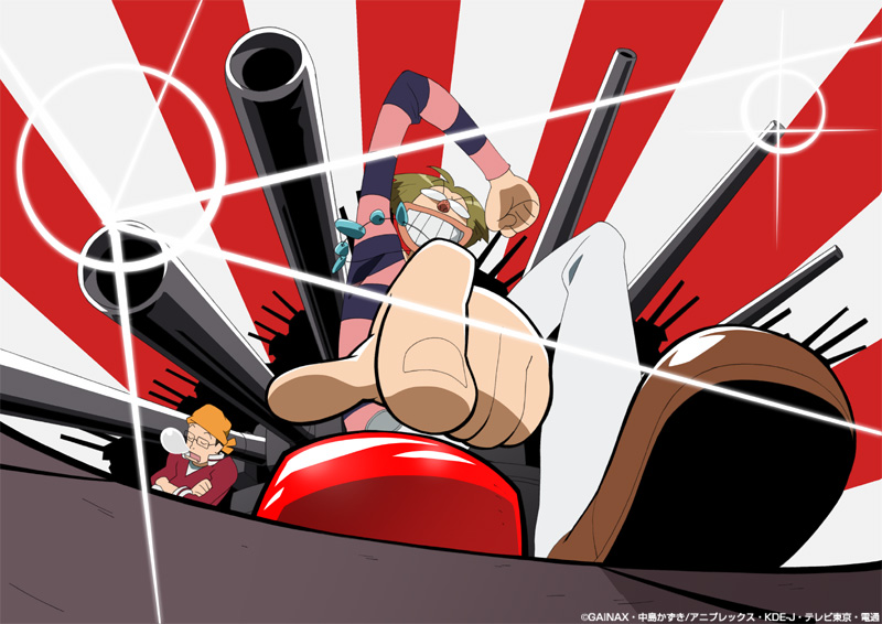 attenborough cortitch and tetsukan (tengen toppa gurren lagann) drawn by tanaka_yuusuke