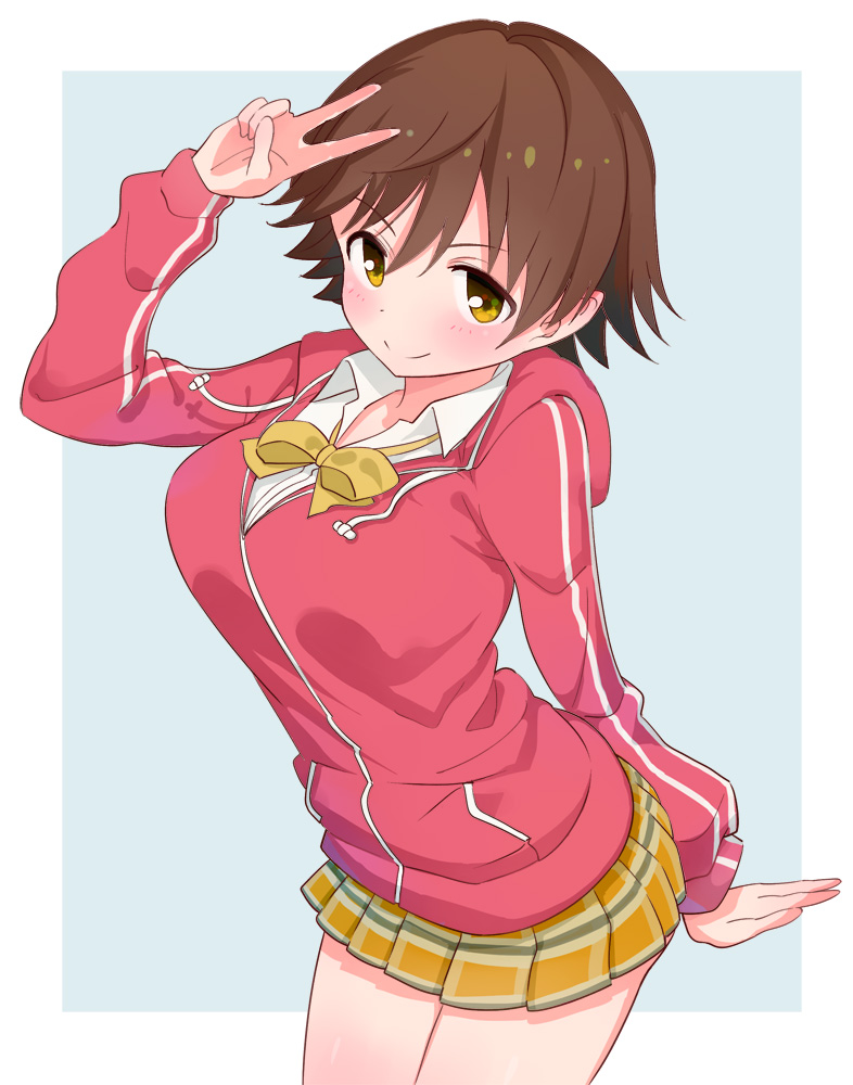 honda mio (idolmaster and 1 more) drawn by kemu_(guruguru_dan)